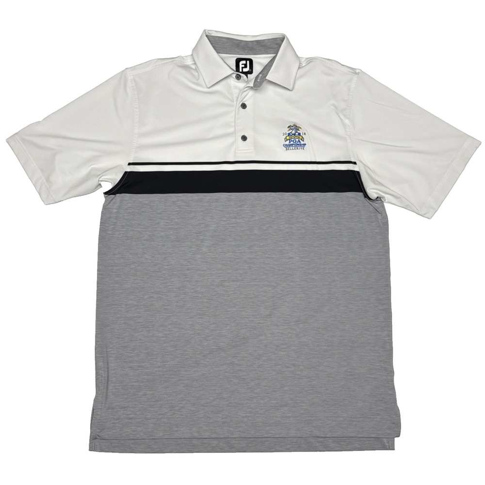 FootJoy Golf Shirt Polo Mens Size Large Bellerive PGA Championship‎ 2018